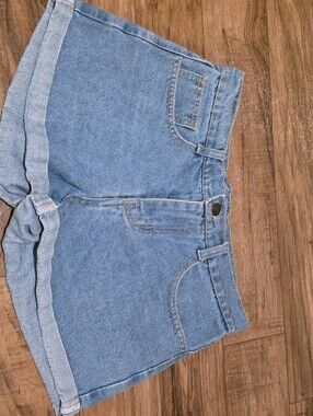 Classic Light Blue Denim Women’s Shorts
